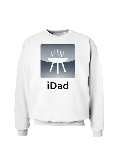 iDad Grill Sweatshirt-Sweatshirts-TooLoud-White-Small-Davson Sales