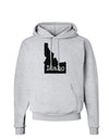 Idaho - United States Shape Hoodie Sweatshirt by TooLoud-Hoodie-TooLoud-AshGray-Small-Davson Sales