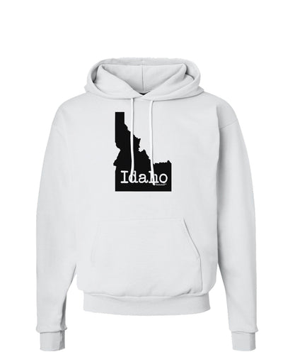 Idaho - United States Shape Hoodie Sweatshirt by TooLoud-Hoodie-TooLoud-White-Small-Davson Sales