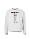 If It Fits - Cute Cat Design Sweatshirt by TooLoud-Sweatshirts-TooLoud-White-Small-Davson Sales