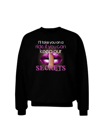 If You Can Keep Our Secrets Adult Dark Sweatshirt-Sweatshirts-TooLoud-Black-Small-Davson Sales