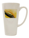 Iguana Watercolor 16 oz Conical Latte Coffee Mug - Expertly Crafted Drinkware-Conical Latte Mug-TooLoud-White-Davson Sales