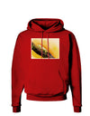 Iguana Watercolor Dark Hoodie Sweatshirt-Hoodie-TooLoud-Red-Small-Davson Sales