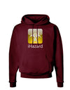 iHazard Logo - Zombie Apocalypse Dark Hoodie Sweatshirt-Hoodie-TooLoud-Maroon-Small-Davson Sales