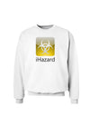 iHazard Logo - Zombie Apocalypse Sweatshirt-Sweatshirts-TooLoud-White-Small-Davson Sales