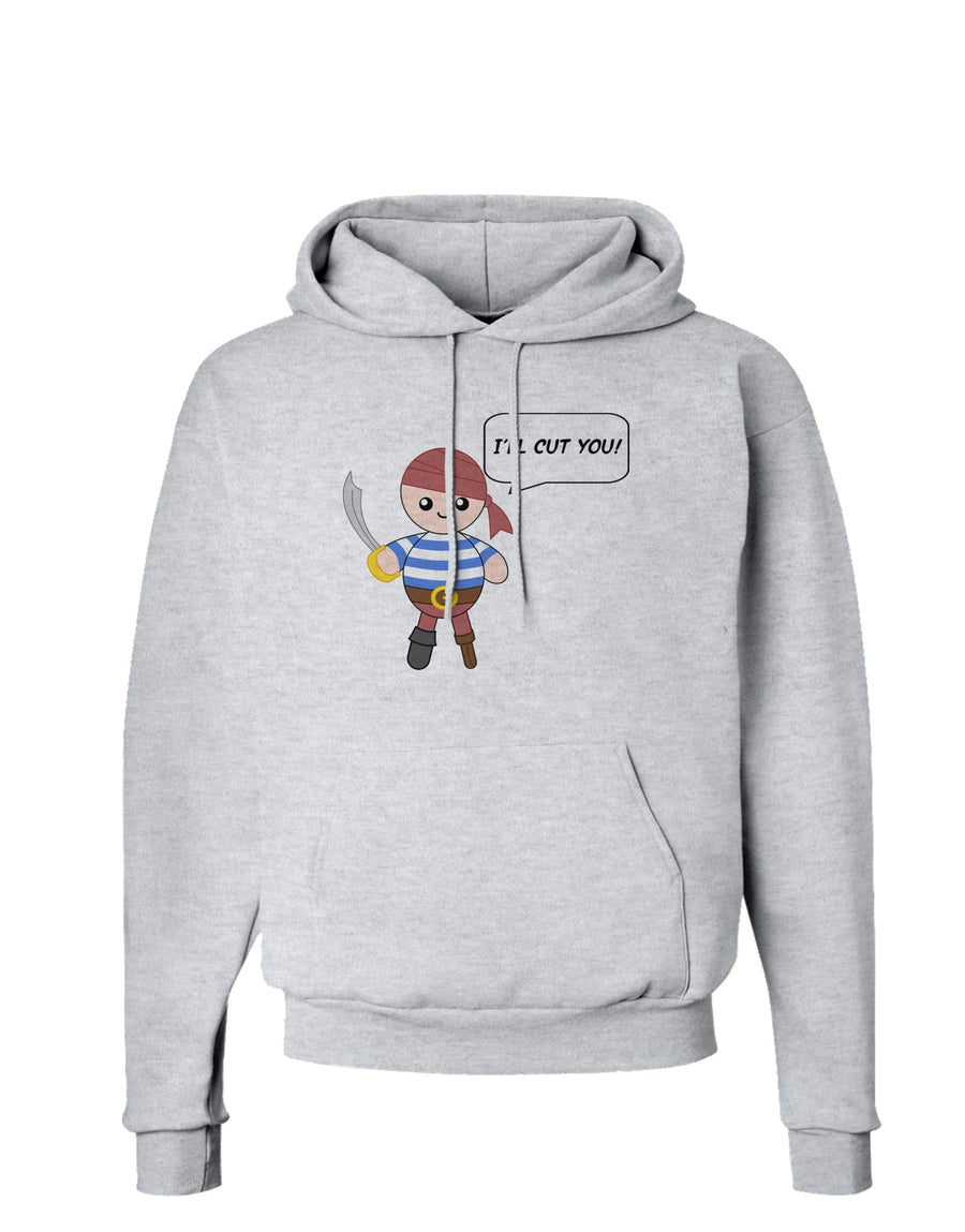 I'll Cut You - Petey the Pirate Hoodie Sweatshirt-Hoodie-TooLoud-White-Small-Davson Sales