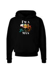 I'm A Bass Man Watercolor Dark Hoodie Sweatshirt-Hoodie-TooLoud-Black-Small-Davson Sales