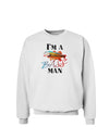 I'm A Bass Man Watercolor Sweatshirt-Sweatshirts-TooLoud-White-Small-Davson Sales