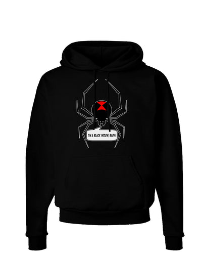 I'm A Black Widow Baby Dark Hoodie Sweatshirt-Hoodie-TooLoud-Black-Small-Davson Sales