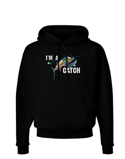 I'm A Catch Swordfish Dark Hoodie Sweatshirt-Hoodie-TooLoud-Black-Small-Davson Sales