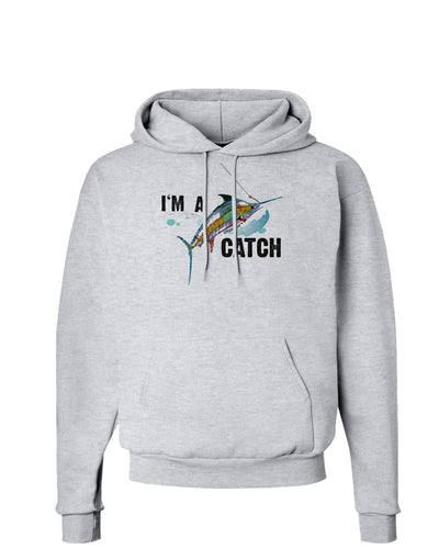 I'm A Catch Swordfish Hoodie Sweatshirt-Hoodie-TooLoud-AshGray-Small-Davson Sales