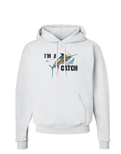 I'm A Catch Swordfish Hoodie Sweatshirt-Hoodie-TooLoud-White-Small-Davson Sales