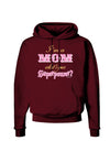 I'm a Mom - What's Your Superpower - Pink Dark Hoodie Sweatshirt by TooLoud-Hoodie-TooLoud-Maroon-Small-Davson Sales