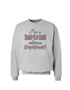 I'm a Mom - What's Your Superpower - Pink Sweatshirt by TooLoud-Sweatshirts-TooLoud-AshGray-Small-Davson Sales