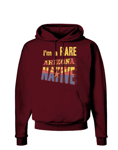 I'm a Rare Arizona Native Dark Hoodie Sweatshirt-Hoodie-TooLoud-Maroon-Small-Davson Sales