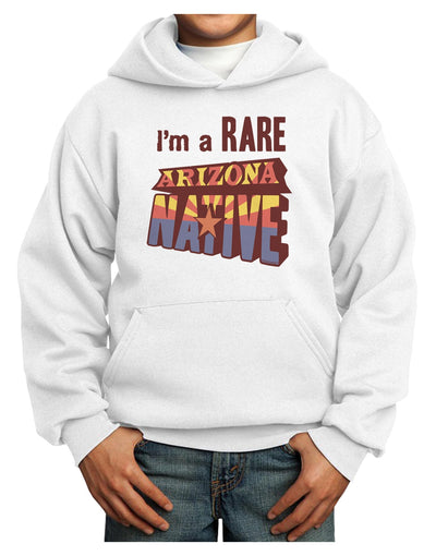 I'm a Rare Arizona Native Youth Hoodie Pullover Sweatshirt-Youth Hoodie-TooLoud-White-XS-Davson Sales