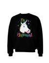 I'm a Unicorn Adult Dark Sweatshirt-Sweatshirts-TooLoud-Black-Small-Davson Sales