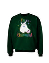 I'm a Unicorn Adult Dark Sweatshirt-Sweatshirts-TooLoud-Deep-Forest-Green-Small-Davson Sales