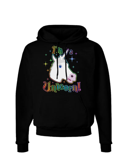 I'm a Unicorn Dark Hoodie Sweatshirt-Hoodie-TooLoud-Black-Small-Davson Sales