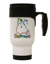 I'm a Unicorn Stainless Steel 14oz Travel Mug-Travel Mugs-TooLoud-White-Davson Sales