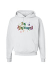 I'm a Unicorn Text Hoodie Sweatshirt-Hoodie-TooLoud-White-Small-Davson Sales