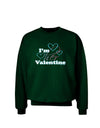 I'm HER Valentine Adult Dark Sweatshirt-Sweatshirts-TooLoud-Deep-Forest-Green-Small-Davson Sales