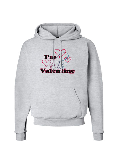 I'm HIS Valentine Hoodie Sweatshirt-Hoodie-TooLoud-AshGray-Small-Davson Sales