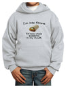 I'm Into Fitness Burrito Funny Youth Hoodie Pullover Sweatshirt by TooLoud-Youth Hoodie-TooLoud-Ash-XS-Davson Sales