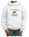 I'm Into Fitness Burrito Funny Youth Hoodie Pullover Sweatshirt by TooLoud-Youth Hoodie-TooLoud-White-XS-Davson Sales