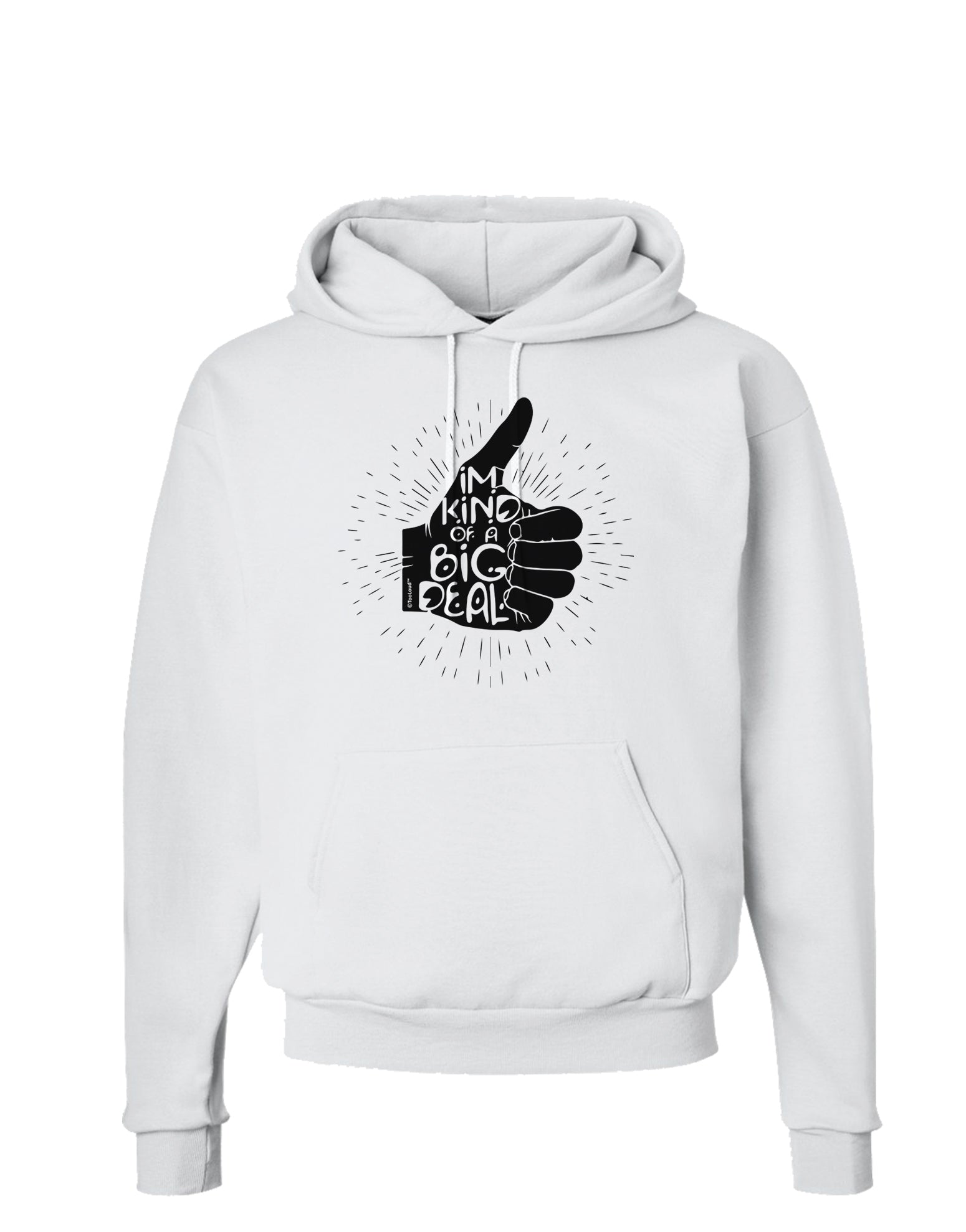 I'm Kind of a Big Deal Hoodie Sweatshirt-Hoodie-TooLoud-White-Small-Davson Sales