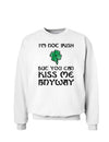 Im Not Irish Kiss Me St. Patrick's Day Sweatshirt-Sweatshirts-TooLoud-White-Small-Davson Sales