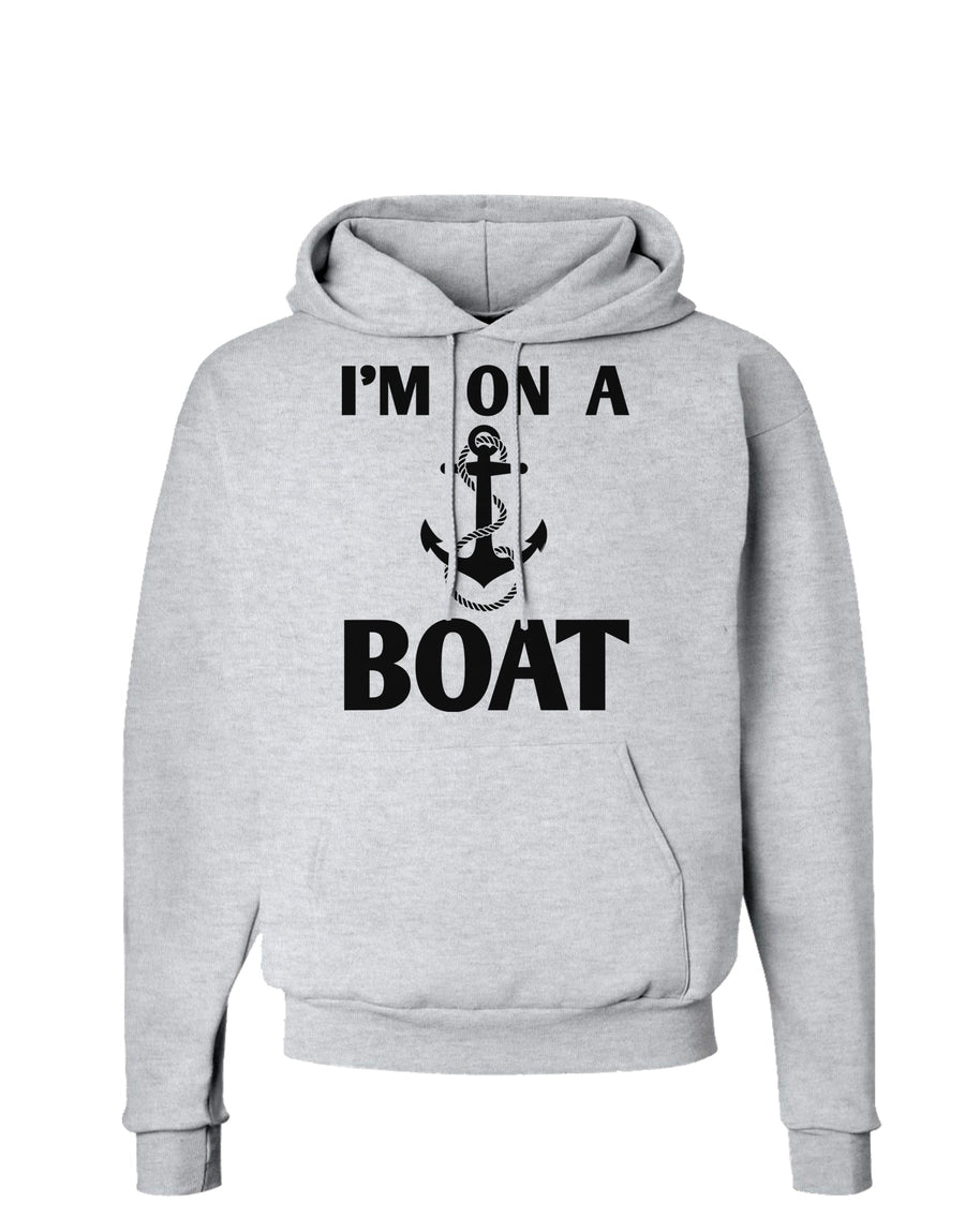 I'm on a BOAT Hoodie Sweatshirt-Hoodie-TooLoud-White-Small-Davson Sales