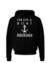 I'm on a Boat Motherfucker Dark Hoodie Sweatshirt-Hoodie-TooLoud-Black-Small-Davson Sales