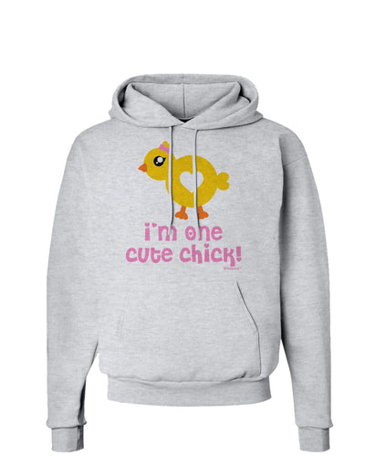 I'm One Cute Chick Hoodie Sweatshirt by TooLoud-Hoodie-TooLoud-AshGray-Small-Davson Sales