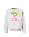 I'm One Cute Chick Sweatshirt by TooLoud-Sweatshirts-TooLoud-White-Small-Davson Sales