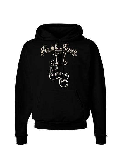 I'm So Fancy - Classy Mustache Dark Hoodie Sweatshirt-Hoodie-TooLoud-Black-Small-Davson Sales