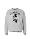 I'm So Fancy - Classy Mustache Sweatshirt-Sweatshirts-TooLoud-AshGray-Small-Davson Sales