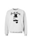 I'm So Fancy - Classy Mustache Sweatshirt-Sweatshirts-TooLoud-White-Small-Davson Sales