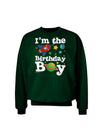 I'm the Birthday Boy - Outer Space Design Adult Dark Sweatshirt by TooLoud-Sweatshirts-TooLoud-Deep-Forest-Green-Small-Davson Sales