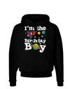 I'm the Birthday Boy - Outer Space Design Dark Hoodie Sweatshirt by TooLoud-Hoodie-TooLoud-Black-Small-Davson Sales