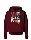 I'm the Birthday Boy - Outer Space Design Dark Hoodie Sweatshirt by TooLoud-Hoodie-TooLoud-Maroon-Small-Davson Sales