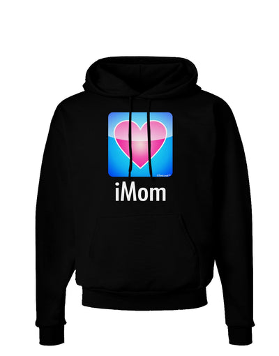 iMom - Mothers Day Dark Hoodie Sweatshirt-Hoodie-TooLoud-Black-Small-Davson Sales