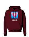 iMom - Mothers Day Dark Hoodie Sweatshirt-Hoodie-TooLoud-Maroon-Small-Davson Sales
