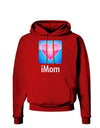 iMom - Mothers Day Dark Hoodie Sweatshirt-Hoodie-TooLoud-Red-Small-Davson Sales