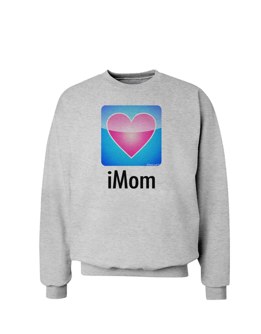 iMom - Mothers Day Sweatshirt-Sweatshirts-TooLoud-White-Small-Davson Sales