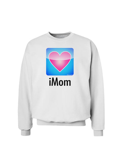 iMom - Mothers Day Sweatshirt-Sweatshirts-TooLoud-White-Small-Davson Sales