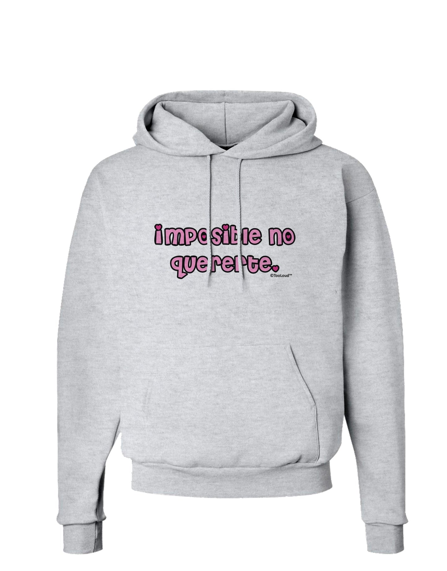 Imposible No Quererte Hoodie Sweatshirt by TooLoud-Hoodie-TooLoud-AshGray-Small-Davson Sales
