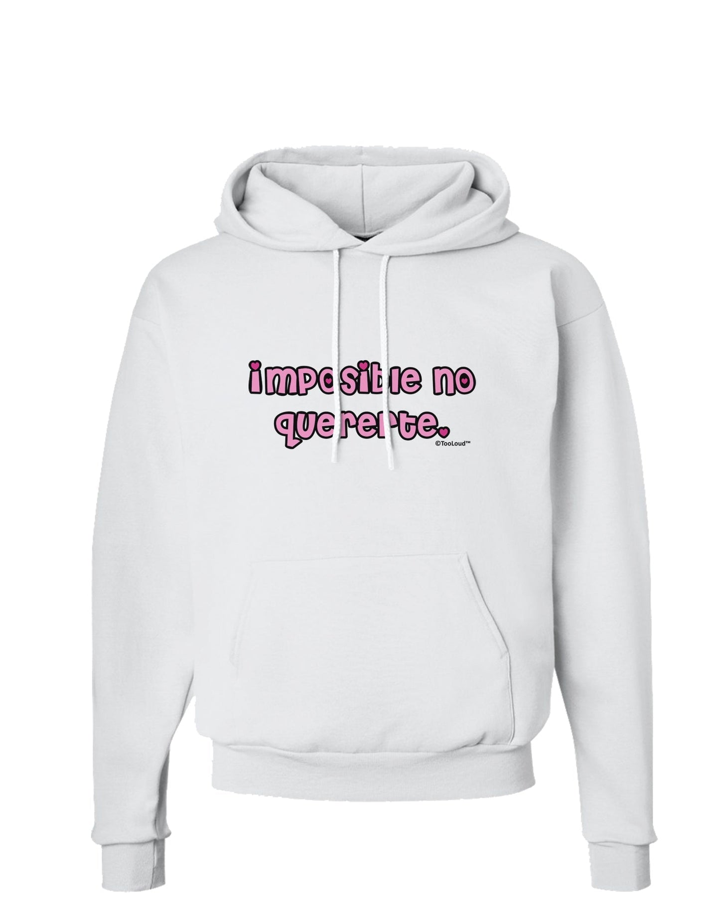 Imposible No Quererte Hoodie Sweatshirt by TooLoud-Hoodie-TooLoud-White-Small-Davson Sales