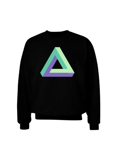 Impossible Triangle Loop Adult Dark Sweatshirt-Sweatshirt-TooLoud-Black-Small-Davson Sales