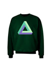 Impossible Triangle Loop Adult Dark Sweatshirt-Sweatshirt-TooLoud-Deep-Forest-Green-Small-Davson Sales